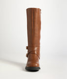 Effortlessly Edgy Under-The-Knee Boots