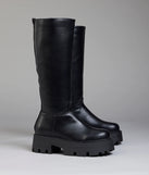 Edgy Essential Platform Lug Boots