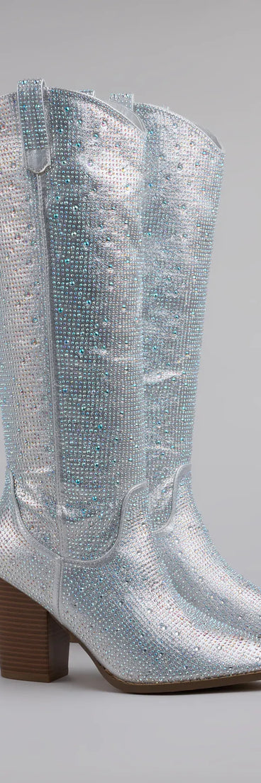 Shimmer And Shine Rhinestone Cowboy Boots