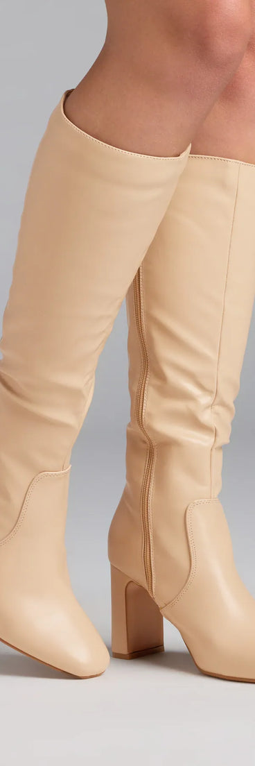 Chic Season Under The Knee Boots