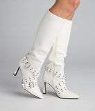 Follow My Lead Buckle Stiletto Boots