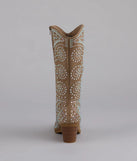 Glam Strut Rhinestone Cowboy Boots