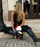 Hot on the Heist Buckled Pocket Stiletto Boots