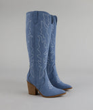 Kick Up the Fun Cowboy Knee High Boots
