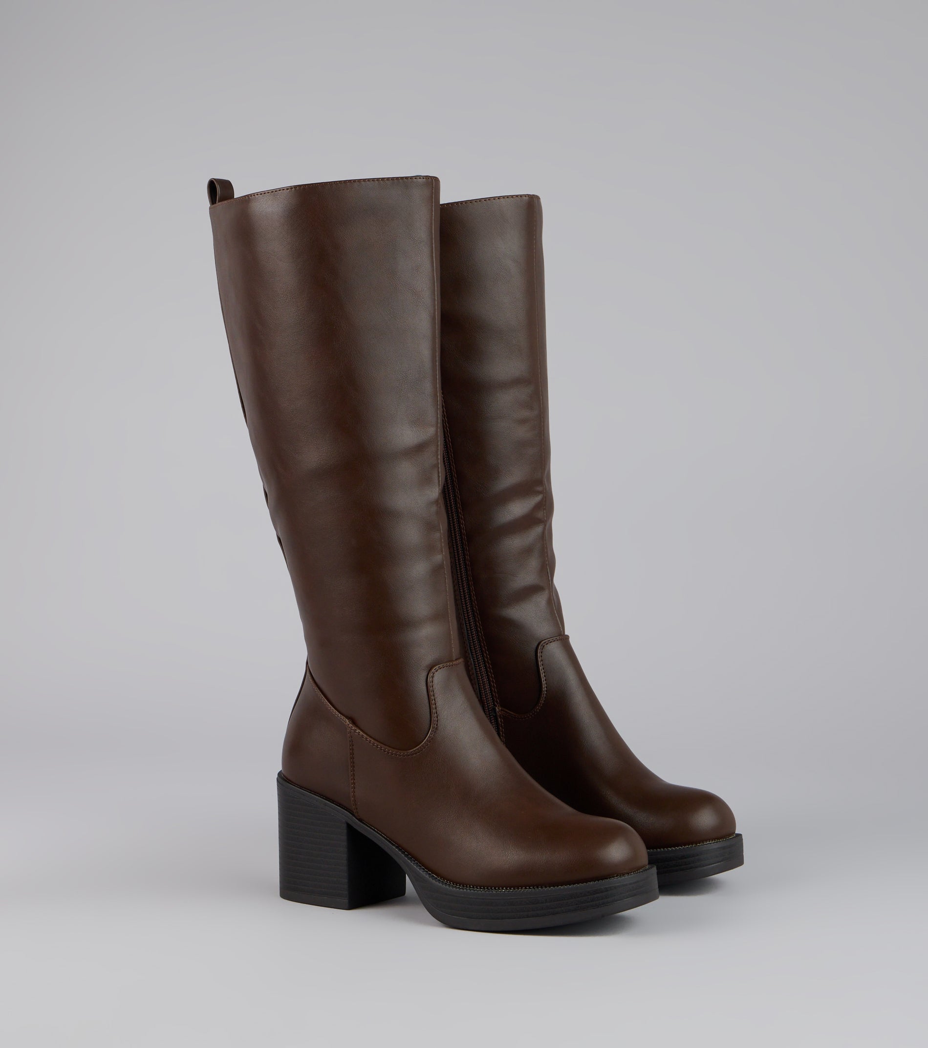 Retro Rise Knee High Platform Boots | Windsor