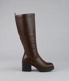 Retro Rise Knee High Platform Boots
