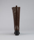 Retro Rise Knee High Platform Boots