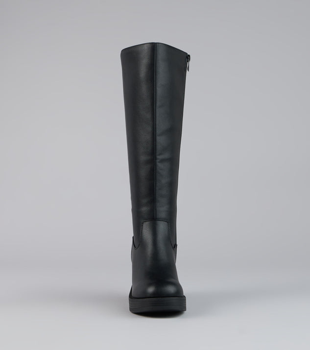 Steppin Up Block Heel Knee High Boots | Windsor