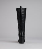 City Edge Wide Calf Platform Boots