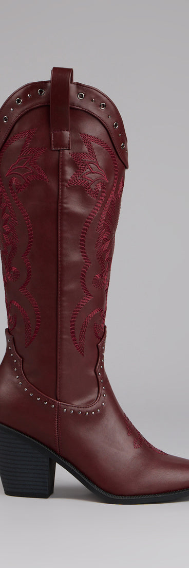 Ride or Shine Studded Cowboy Boots