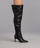 Season’s Sleek Thigh-High Stiletto Boots