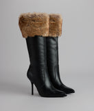 Night Luxe Faux Fur Stiletto Boots