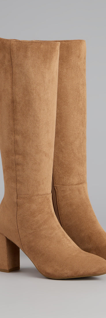 This piece brings trend-right energy to the Autumn Muse Under-The-Knee Boots, perfect for fall outfits that stand out.