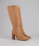 Fall For Me Wide Calf Knee-High Boots