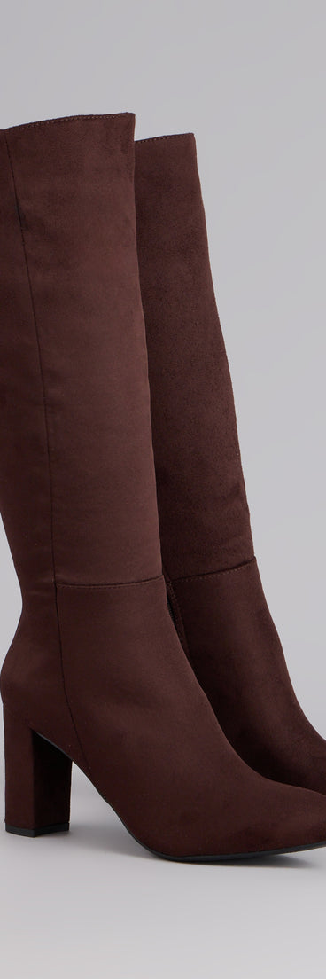 This piece brings trend-right energy to the Fall For Me Wide Calf Knee-High Boots, perfect for fall outfits that stand out.