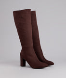 Fall For Me Wide Calf Knee-High Boots