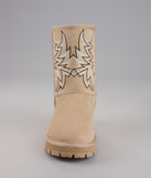 Western Chill Embroidered Suede Boots