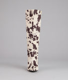 Street Rodeo Cow Print Boots