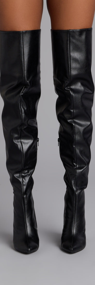 Boss Moves Over-The-Knee Block Heel Boots