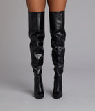 Boss Moves Over-The-Knee Block Heel Boots