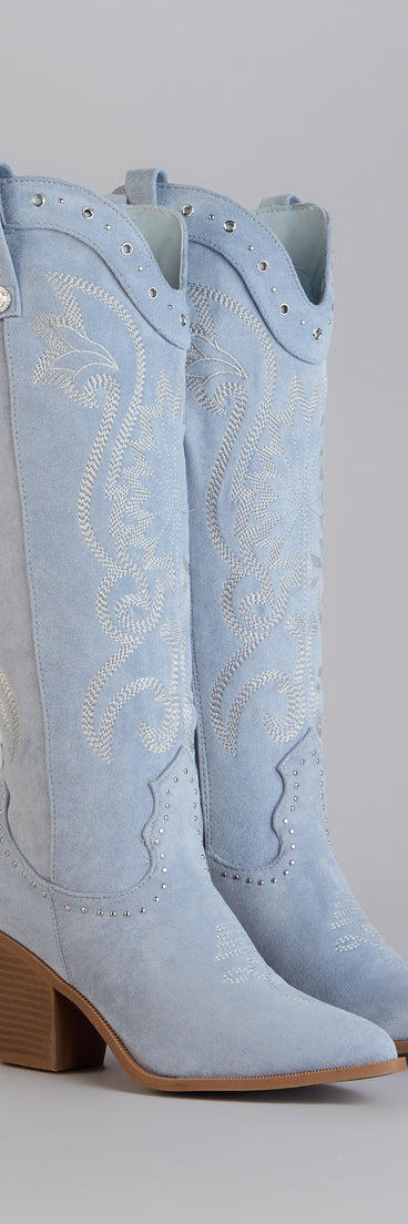 Daydream Studded Cowboy Boots