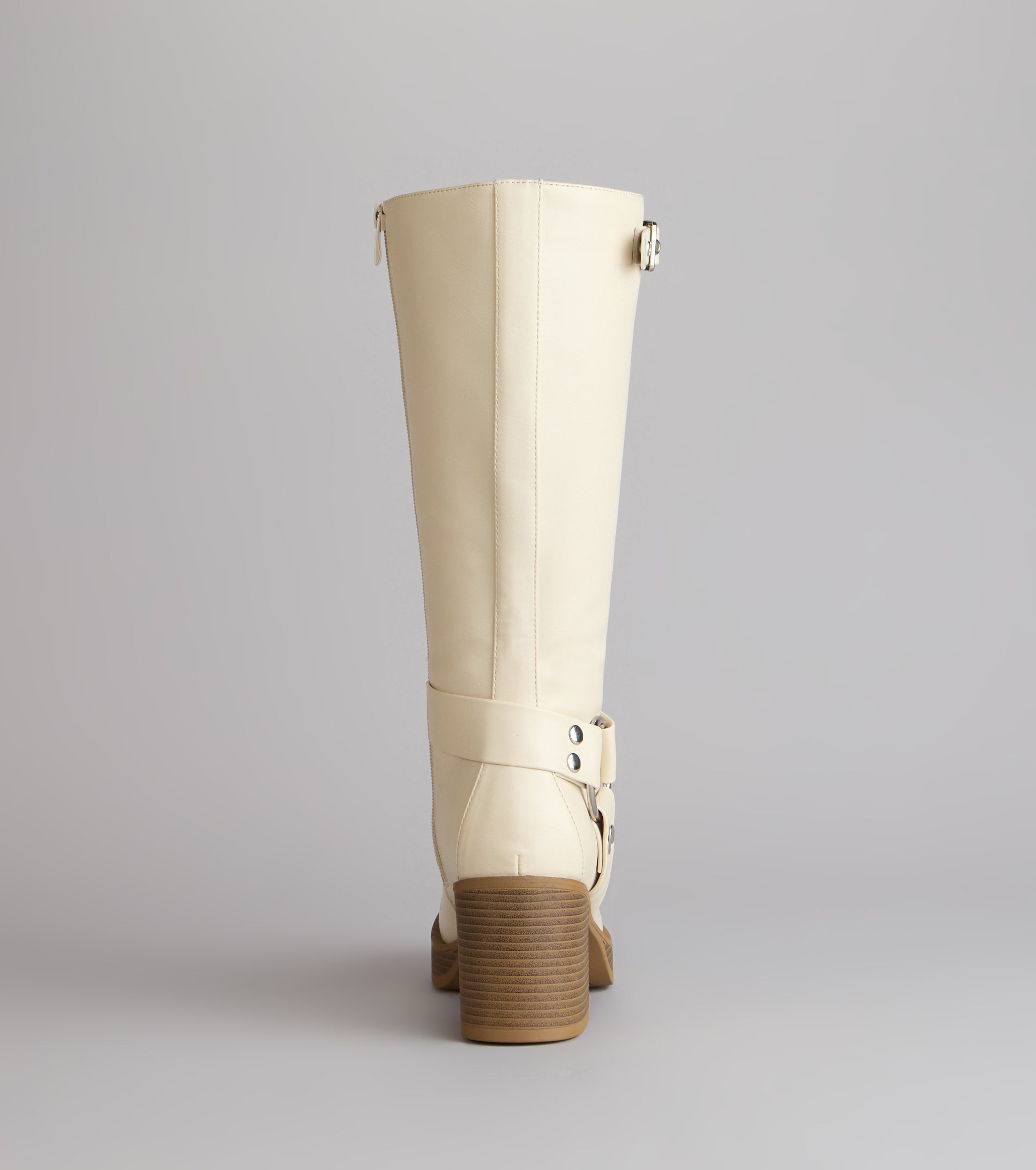 Sleek Strut Under-The-Knee Moto Boots | Windsor