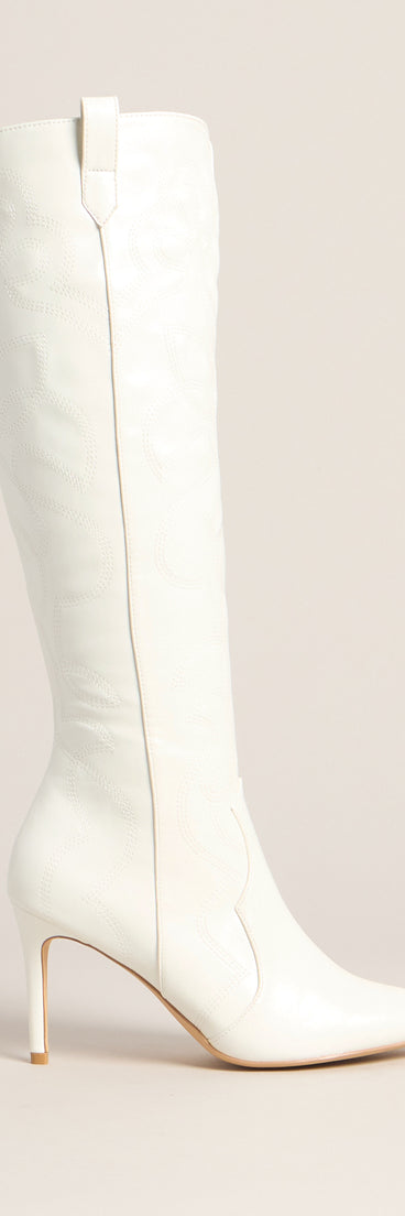 Polished Out West Stiletto Cowboy Boots