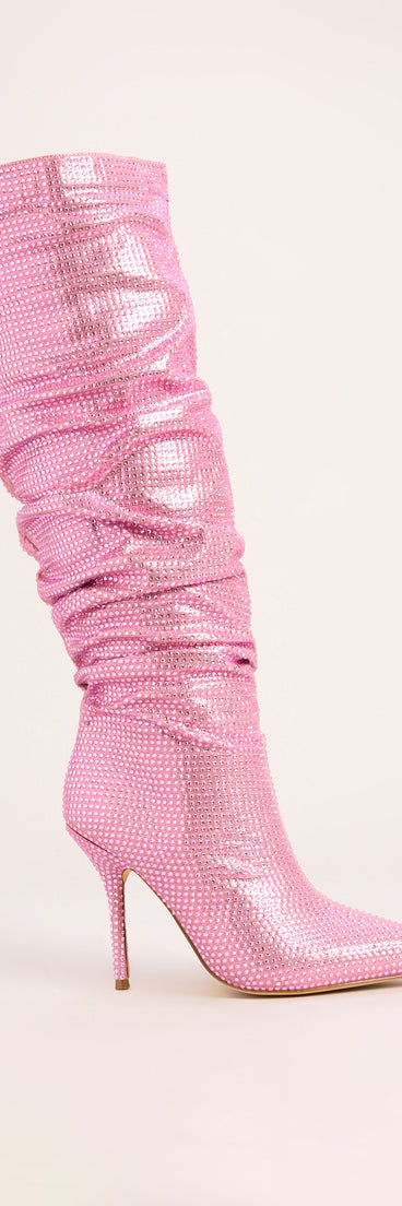 Icon Walk Rhinestone Stiletto Boots