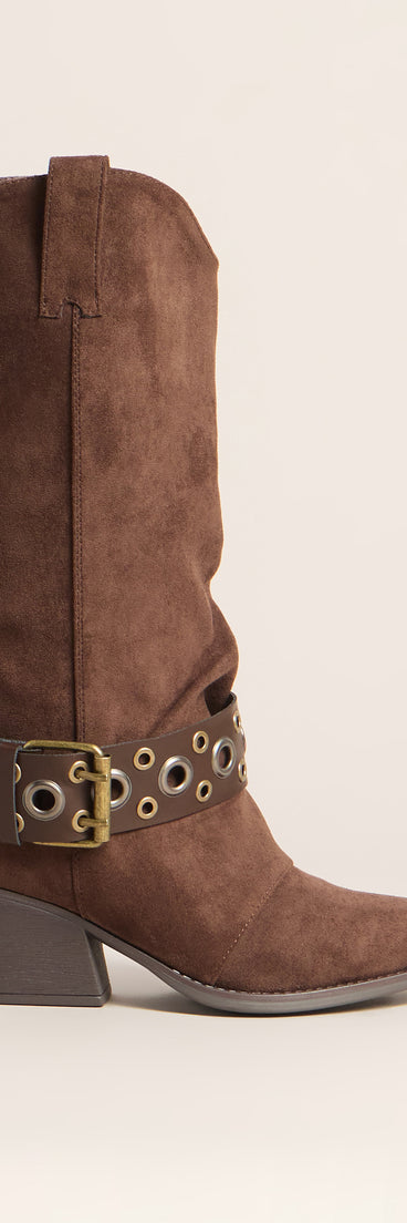 Extra Attitude Western Belted Boots