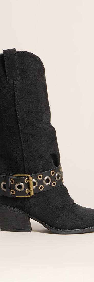 Extra Attitude Western Belted Boots