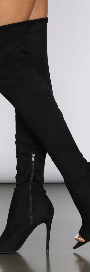 Thigh's The Limit Suede Boots