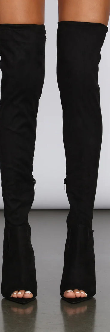 Thigh's The Limit Suede Boots