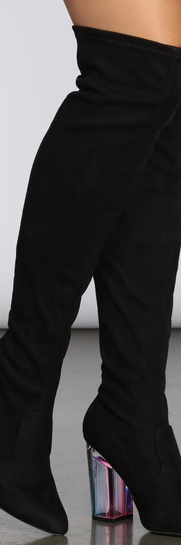 Galaxy Gurl Over The Knee Boots