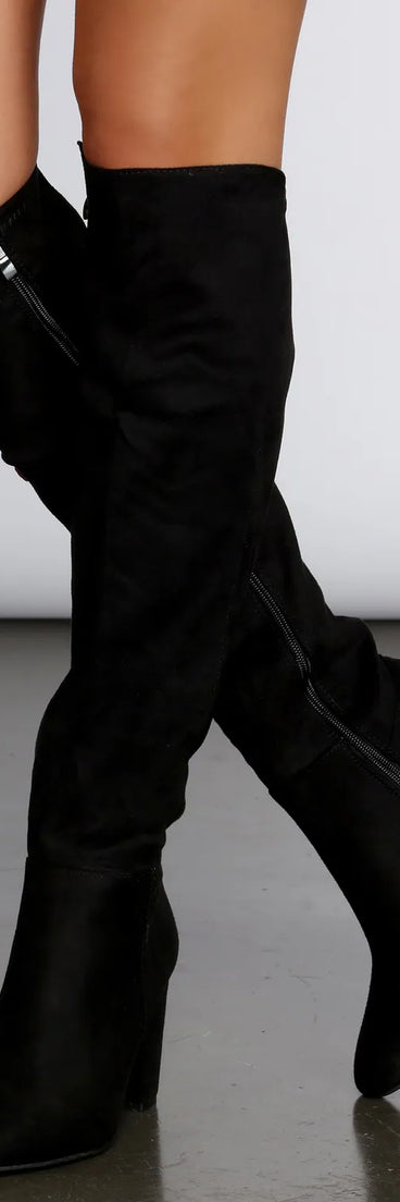 Walk All Over You Suede Boots