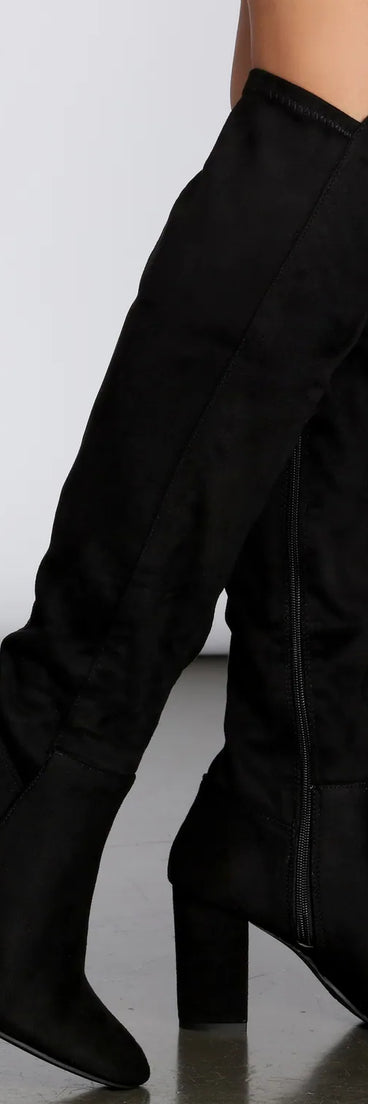 Walk All Over You Suede Boots