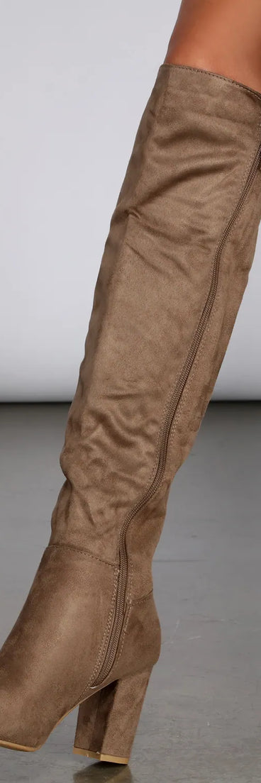 Walk All Over You Suede Boots