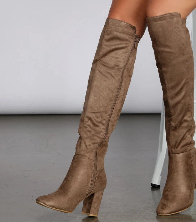 Walk All Over You Suede Boots