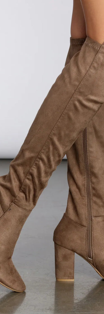 Walk All Over You Suede Boots