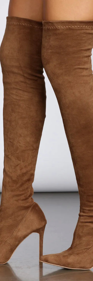Thigh-High Stiletto Boots