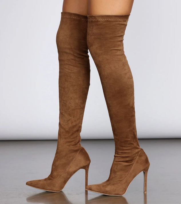 Thigh-High Stiletto Boots