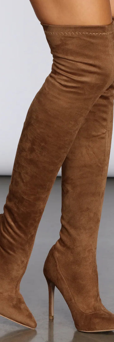 Thigh-High Stiletto Boots