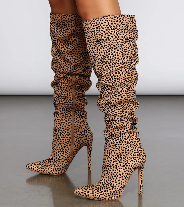 Spotted From Afar Stiletto Boots