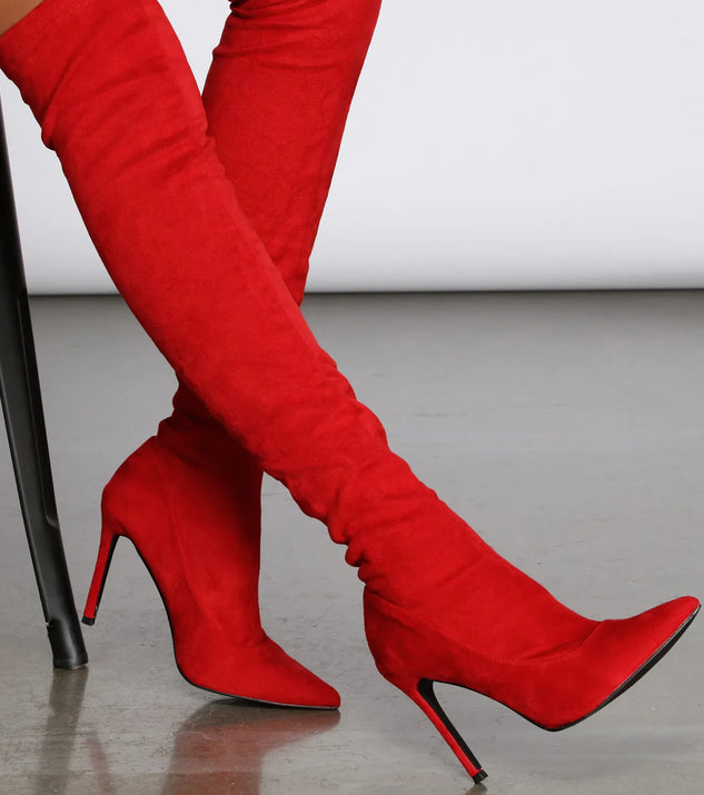 They Call It Love Thigh High Stiletto Boots