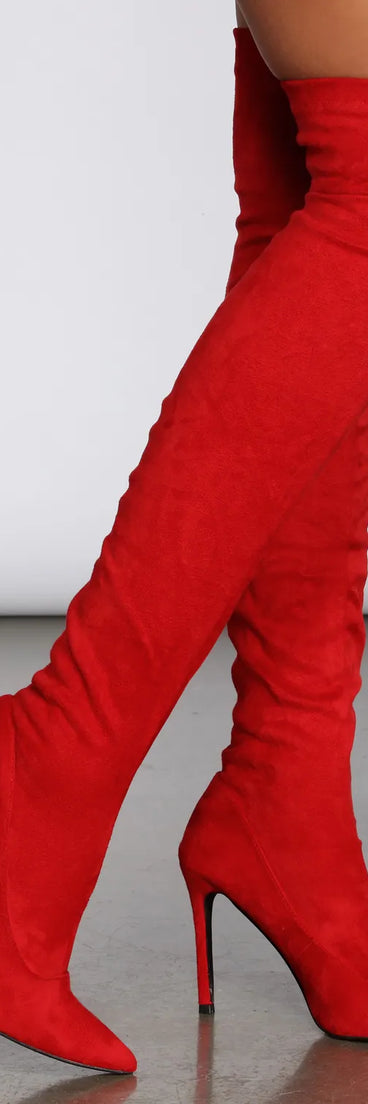 They Call It Love Thigh High Stiletto Boots