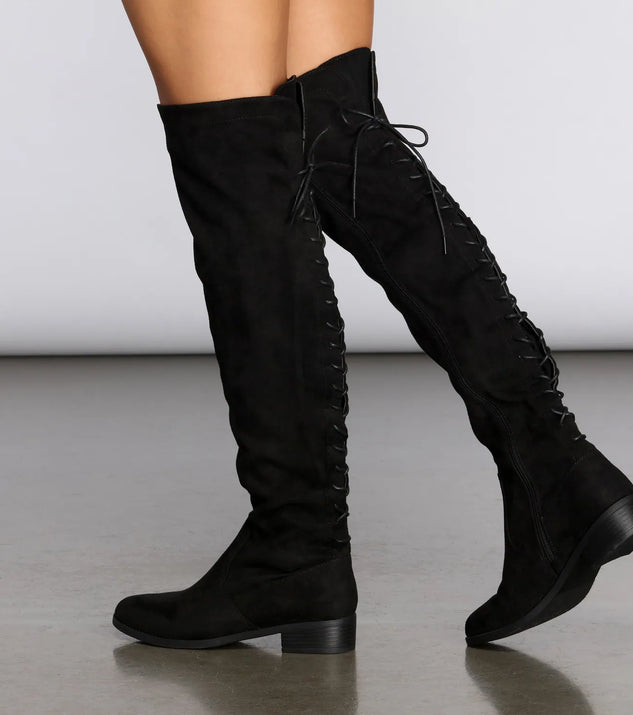 Stay A While Over The Knee Boots | Windsor