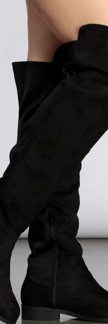 I Want It All 50/50 Wide Calf Boots