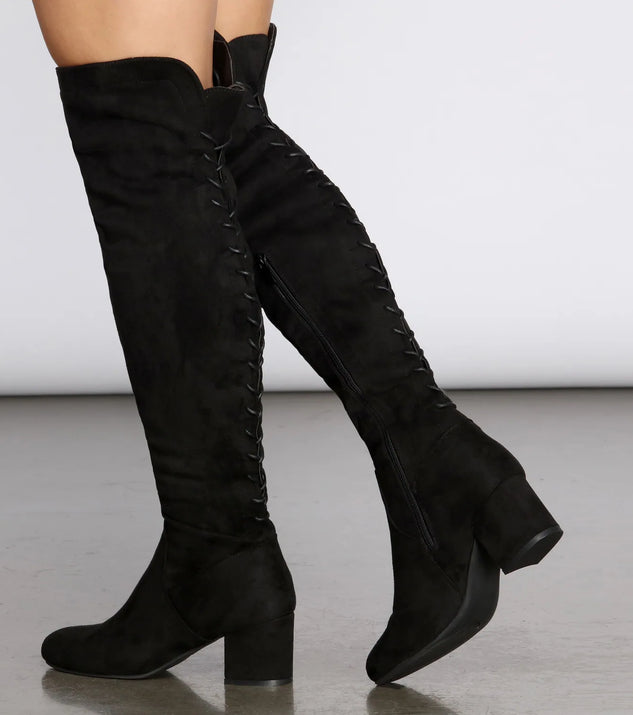 Let Them Look Thigh High Boots