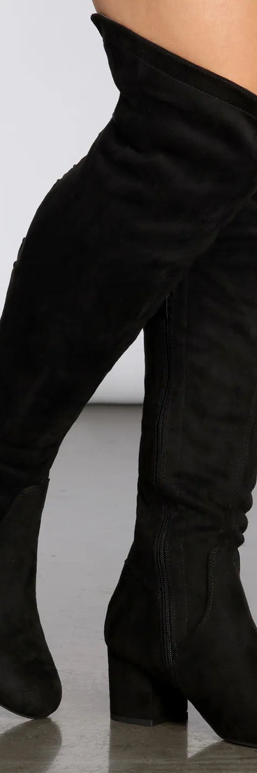 Let Them Look Thigh High Boots