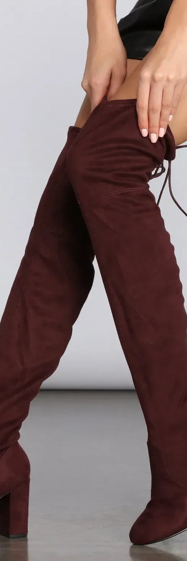 Nice For What Thigh High Boots