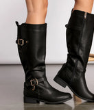 Chic Wide Fit Below The Knee Boots